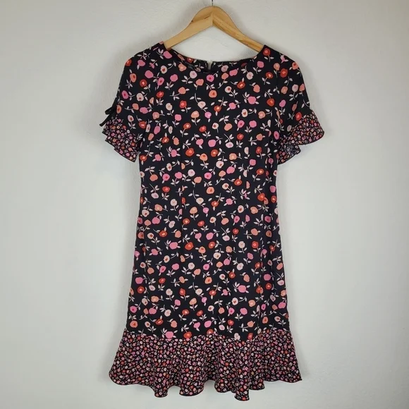 Talbots floral fit and flair dress - Picture 13 of 13